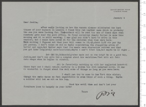 Brief von Ise Gropius an Joella Bayer