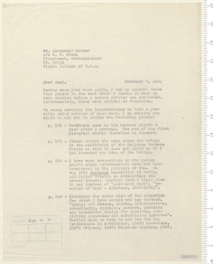 Brief von Herbert Bayer an Alexander Dorner